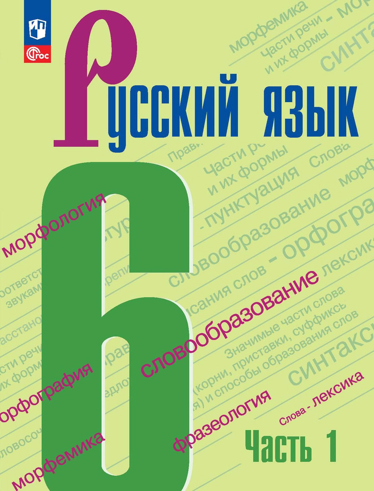Русский язык. 6 класс. Часть 1